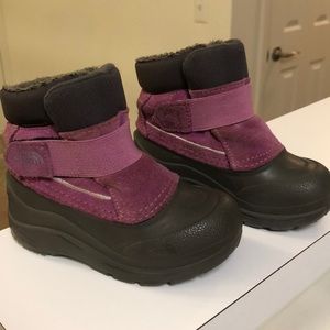 North face snow boots 8c toddler